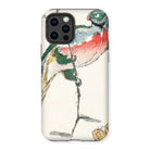 Macaw - Numata Kashu Meiji Bird Art Iphone Case, 12 Pro / Matte, Phone Case Colorful Bird Illustration Traditional Asian Painting