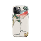 Macaw Numata Kashu Meiji Bird Art Iphone Case, 12 Pro / Matte, Phone Case Bird Illustration