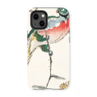 Macaw - Numata Kashu Meiji Bird Art Iphone Case, 13 Mini / Matte, Iphone Case Colorful Bird Illustration Traditional Asian Painting