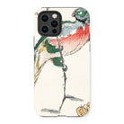 Macaw - Numata Kashu Meiji Bird Art Iphone Case, 13 Pro / Matte, Phone Case Colorful Bird Illustration