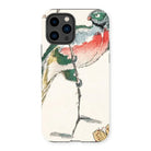 Macaw - Numata Kashu Meiji Bird Art Iphone Case, 14 Pro / Matte, Phone Case Colorful Bird Illustration Camera Lens Cutout