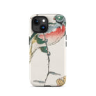 Macaw Numata Kashu Meiji Bird Art Iphone Case, 15 / Matte, Phone Case Bird Illustration