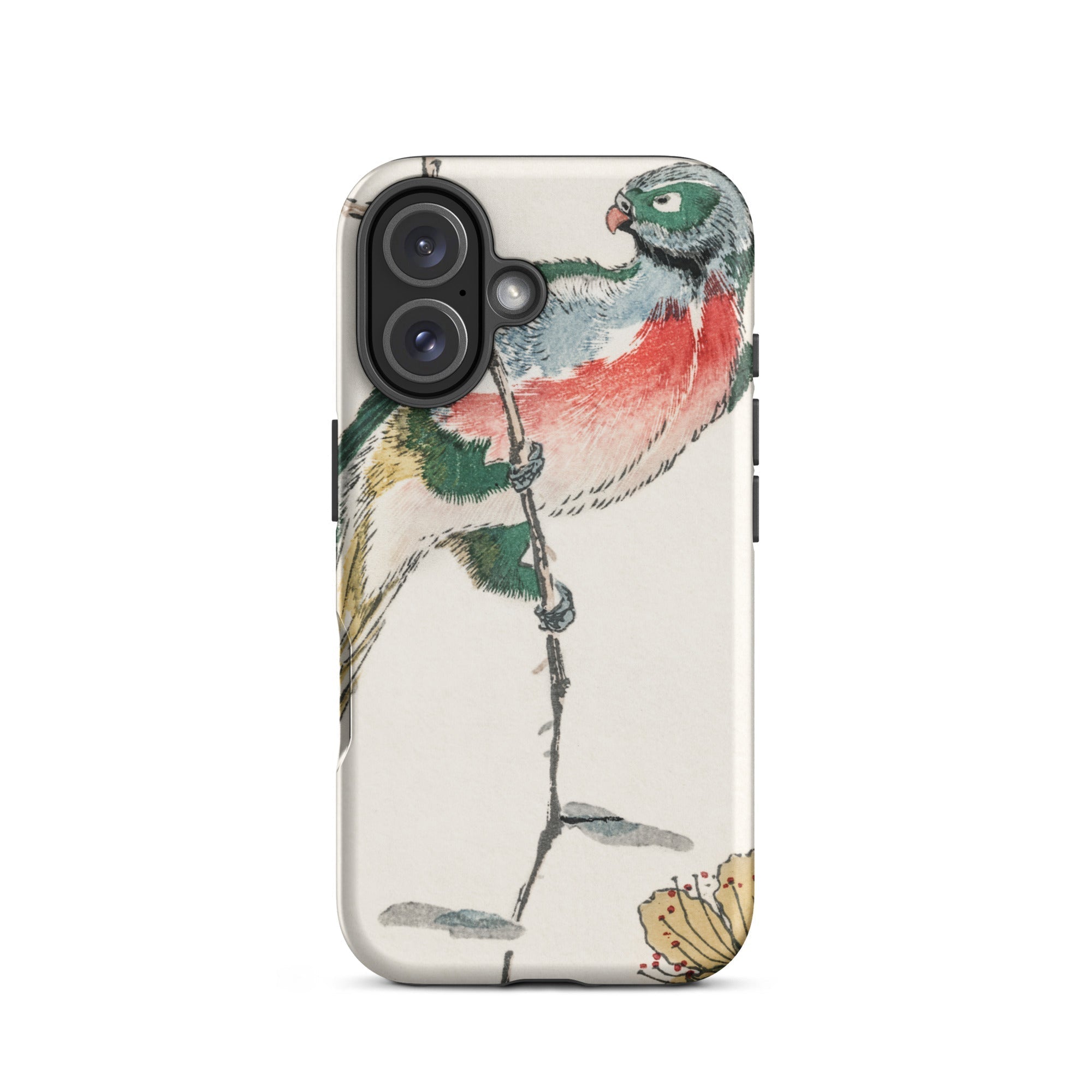 Macaw Numata Kashu Meiji Bird Art Iphone Case, 16 / Matte, Phone Case Bird Design