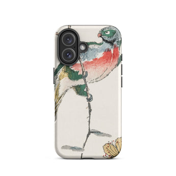 Macaw - Numata Kashu Meiji Bird Art Iphone Case, 16 / Matte, Phone Case Bird Design