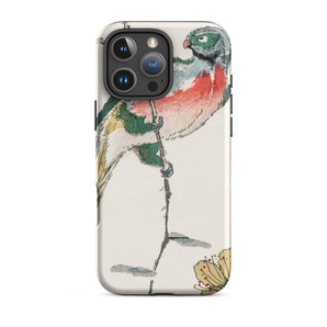 Macaw - Numata Kashu Meiji Bird Art Iphone Case, 16 Pro Max / Matte, Bird-themed Phone Case