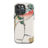 Macaw - Numata Kashu Meiji Bird Art Iphone Case, 16 Pro Max / Matte, Bird-themed Phone Case