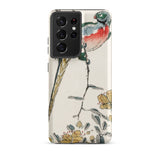 Macaw - Numata Kashu Meiji Bird Art Phone Case, Samsung Galaxy S21 Ultra / Matte, Mobile Cases, Toby Leon