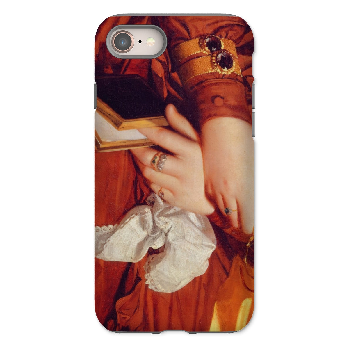 Madame Marcotte - Jean Auguste Dominique Ingres Iphone Case, 8 / Matte, Phone Case Painting Hands Book