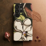 Magnolia Altissima - Mark Catesby Phone Case Eighteenth-century Botanical Illustration, Ivory-cream Petals, Natural History, Freshly