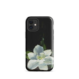 Magnolia - Charles Walter Stetson Phone Case Iphone 12 Mini / Gloss Black Phone Case Delicate White Flower Green Leaves Stetson’s Magnolia,