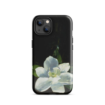 Magnolia - Charles Walter Stetson Phone Case Iphone 13 / Gloss Black Phone Case Delicate White Magnolia Flower Soft Stetson’s Magnolia,