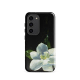 Magnolia - Charles Walter Stetson Phone Case Samsung Galaxy S23 / Gloss Black Phone Case Delicate White Magnolia Flower Soft Stetson’s