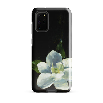 Magnolia - Charles Walter Stetson Phone Case Samsung Galaxy S20 Plus / Gloss Black Phone Case Delicate White Magnolia Flower Soft Stetson’s