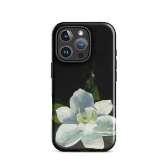Magnolia - Charles Walter Stetson Phone Case Iphone 16 Pro / Gloss Black Phone Case Delicate White Magnolia Flower Soft Stetson’s Magnolia,