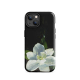 Magnolia - Charles Walter Stetson Phone Case Iphone 14 / Gloss Black Phone Case Delicate White Flower Soft Blue Stetson’s Magnolia,