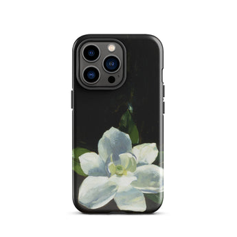 Magnolia - Charles Walter Stetson Phone Case Iphone 13 Pro / Gloss Black Phone Case Delicate White Flower Soft Green Stetson’s Magnolia,