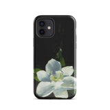 Magnolia - Charles Walter Stetson Phone Case Iphone 12 / Gloss Black Phone Case Painted White Magnolia Flower Green Stetson’s Magnolia,
