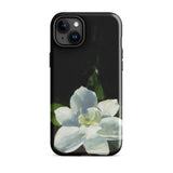 Magnolia - Charles Walter Stetson Phone Case Iphone 15 Plus / Gloss Black Phone Case Painted White Magnolia Flower Green Stetson’s