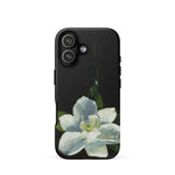 Magnolia - Charles Walter Stetson Phone Case Iphone 17 / Matte Black Phone Case Painted White Magnolia Flower Green Stetson’s Magnolia,