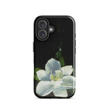 Magnolia - Charles Walter Stetson Phone Case Iphone 16 / Gloss Black Phone Case Painted White Magnolia Flower Green Stetson’s Magnolia,