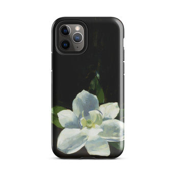 Magnolia - Charles Walter Stetson Phone Case Iphone 11 Pro / Gloss Black Phone Case Painted White Magnolia Flower Green Stetson’s Magnolia,