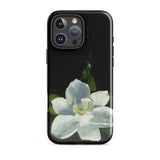 Magnolia - Charles Walter Stetson Phone Case Iphone 16 Pro Max / Gloss Black Phone Case Painted White Magnolia Flower Green Stetson’s