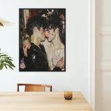 Makeup - Neo-baroque Gay Lovers Framed Canvas, Framed Painting Two Men