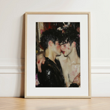 Makeup - Neo-baroque Gay Male Couple Art Print / Canvas, 12x16’’ / 31x41cm / Natural Frame / Matboard, Visual Artwork, Toby Leon