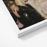 Framed Art Print Dramatic Painterly Depiction Hands Bloodstains Gay Male Couple