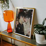 Makeup - Neo-baroque Gay Male Couple Art Print, Framed Painting Two Men