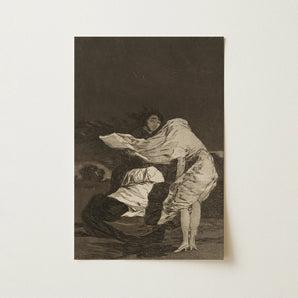 Mala Noche - Francisco De Goya Art Print / Canvas, 12x18’’ / 31x46cm / Unframed / no Border, Posters Prints & Visual Artwork, Toby Leon