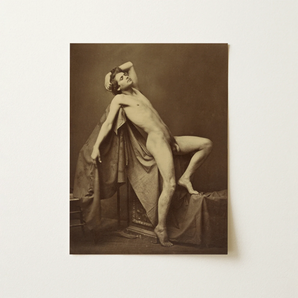 Male Figure in Repose - Gaudenzio Marconi Fine Art Print / Canvas, 12x16’’ / 31x41cm / Unframed / no Border, Posters Prints & Visual