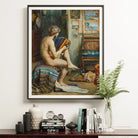 Male Nude with Accordion - Julien Renevier Art Print Posters Prints & Visual Artwork