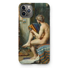 Male Nude with Accordion - Julien Renevier Iphone Case, 11 Pro Max / Matte, Phone Case Classical Nude Painting Figure