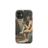 Male Nude with Accordion - Julien Renevier Iphone Case 12 Mini / Matte Phone Case Nude Man Accordion Julien Renevier, Renevier Iphone Case,
