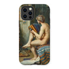 Male Nude with Accordion - Julien Renevier Iphone Case, 12 Pro / Matte, Iphone Case Classical Painting Nude Figure