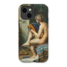 Male Nude with Accordion - Julien Renevier Iphone Case, 14 / Matte, Phone Case Classical Nude Painting