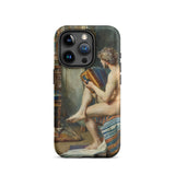 Male Nude with Accordion - Julien Renevier Iphone Case, 15 Pro / Matte, Artistic Phone Case