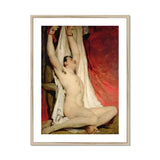 Male Nude Arms Upstretched William Etty Art Print, Apologize Feel Comfortable Description Nude Figure Painting Sensitive