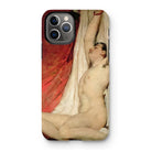 Male Nude Arms Upstretched - William Etty Iphone Case, 11 Pro / Matte, Artistic Phone Case