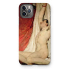 Male Nude Arms Upstretched - William Etty Iphone Case, 11 Pro Max / Matte, Phone Case Nude Male Painting