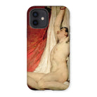 Male Nude Arms Upstretched - William Etty Iphone Case, 12 / Matte, Phone Case Classical Painting