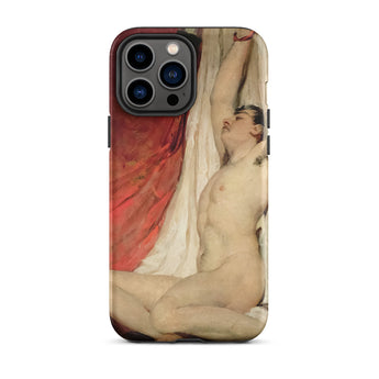 Male Nude Arms Upstretched - William Etty Iphone Case, 13 Pro Max / Matte, Iphone Case Classical Painting