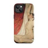Male Nude Arms Upstretched - William Etty Iphone Case, 14 Plus / Matte, Phone Case Classical Painting
