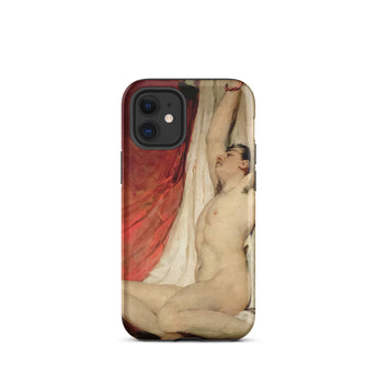 Male Nude Arms Upstretched - William Etty Phone Case Iphone 12 Mini / Matte Artistic Phone Case Fine Art, Iphone
