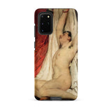 Male Nude Arms Upstretched - William Etty Phone Case Samsung Galaxy S20 Plus / Matte Phone Case Classical Painting Nude Male Figure Arms