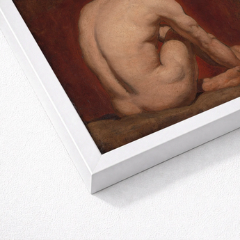 Framed Art Print Classical Nude Figure Warm Earth William Etty’s Male, Etty Gay