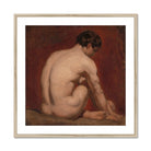 Male Nude from the Back - William Etty Art Print