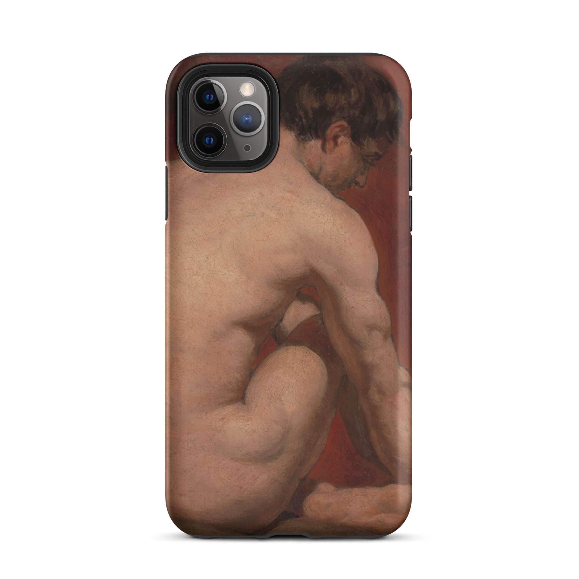 Male Nude from the Back William Etty Iphone Case, 11 Pro Max / Matte, Phone Case Nude Art