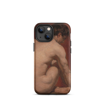 Male Nude from the Back - William Etty Iphone Case, 13 Mini / Matte, Phone Case Nude Figure Art